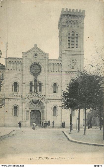 CPA Luchon Eglise