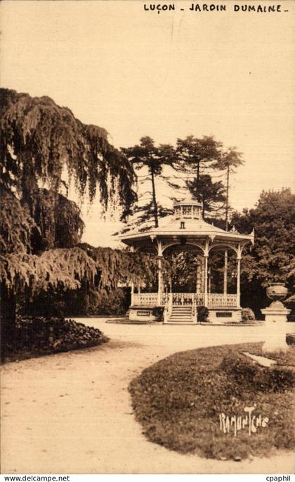 CPA Lucon jardin Dumaine