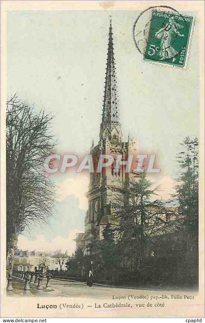 CPA Lucon - La Cathedrale vue de cote