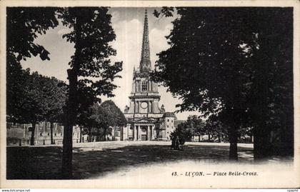 CPA Lucon place belle croix