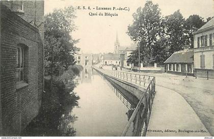 Carte Postale Ancienne - 62 - Lumbres - Quai du Bléquin - Animée - Voyagée en 1916 - CPA - Voir Scans Recto-Verso - Posc
