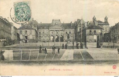 CPA Luneville Le Chateau