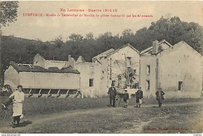 -dpts div.-ref-YY148- meurthe et moselle - luneville - moulin de platre de xerbewiller - moulins a platre - guerre 14-