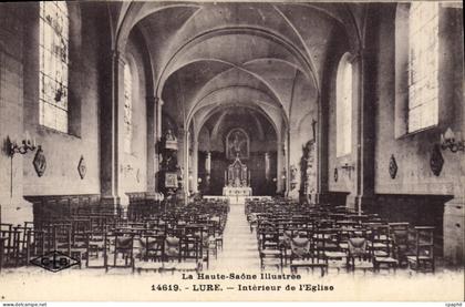 CPA Lure Interieur De l'Eglise