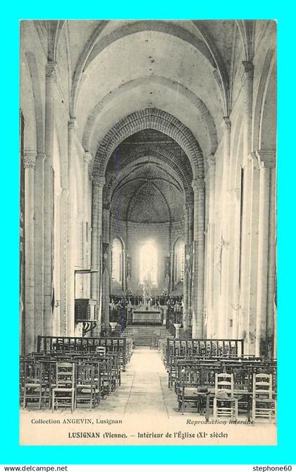 a922 / 607 86 - LUSIGNAN Interieur de l'Eglise