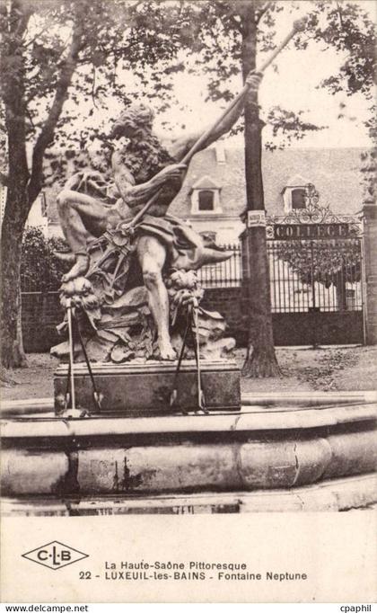 CPA Luxeuil les Bains Fontaine Neptune