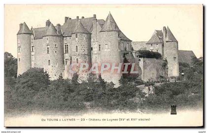 CPA De Tours A Luynes Chateau De Luynes
