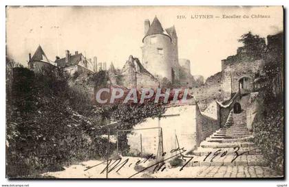 CPA Luynes Escalier Du Chateau