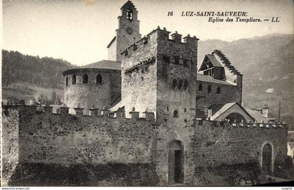 CPA Luz Saint Sauveur Eglise des Templiers