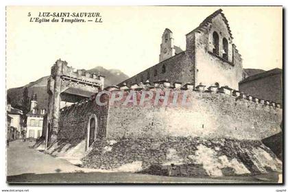 CPA Luz Saint Sauveur L Eglise des Templiers