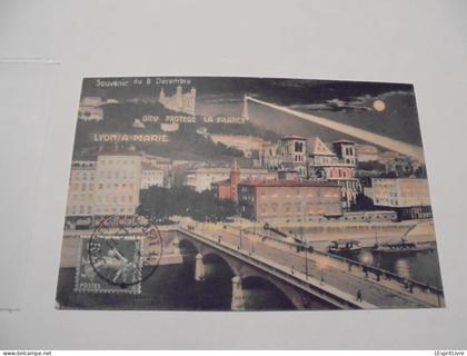 LYON Souvenir du 8 Décembre  Carte Postale Postcard PK CP