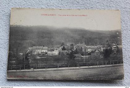 Lyons la forêt, vue prise de la côte de Croix Mesnil, Eure 27