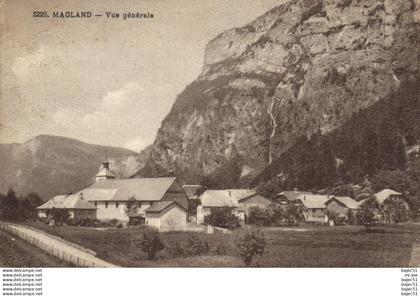 Magland - vue générale