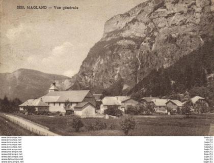 Magland - vue générale