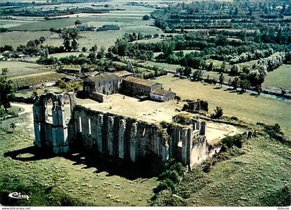Carte Postale - 85 - Maillezais - L'Abbaye Saint Pierre - Vue aérienne - CPM - Voir Scans Recto-Verso - Poscard - Carta
