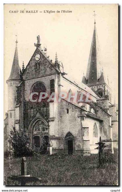 CPA Mailly le Camp L'eglise de l'Huitre