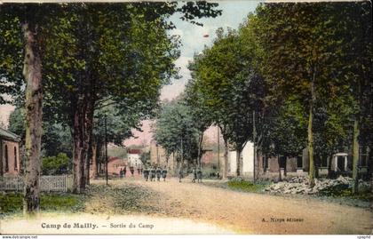 CPA Militaria Mailly le Camp Sortie du camp