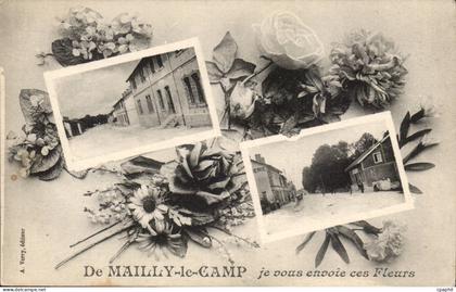 De Mailly le Camp - Je vous envoie ses fleurs - CPA
