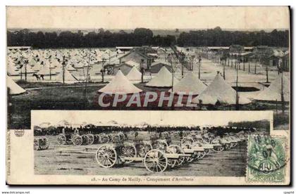 Mailly le Camp - Au camp de mailly - Campement d'Artillerie - CPA