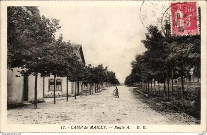 Mailly le Camp - Route A - Velo - Cyclisme - CPA