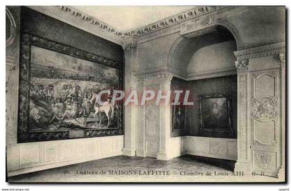 CPA Chateau De Maisons Laffitte Chambre de Louis XIII