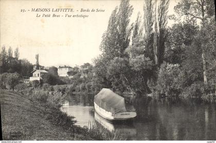 CPA Maisons Laffitte Bords De Seine Le Petit Bras