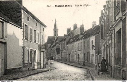 Malesherbes CPA Rue de l'eglise