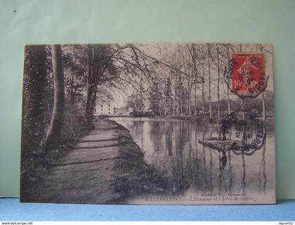 MALESHERBES (LOIRET) L'ESSONNE ET L'ALLEE DE GREVE.