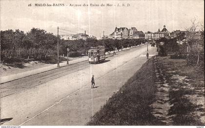 CPA Malo les Bains Avenue des Bains de Mer