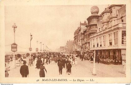 CPA Malo les Bains La Digue