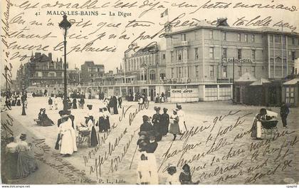 CPA Malo les Bains La Digue
