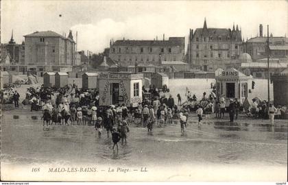 CPA Malo Les Bains La Plage