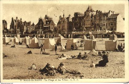 CPA Malo les Bains La Plage