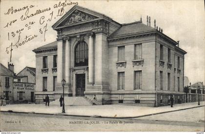 CPA Mantes la Jolie le palais de justice