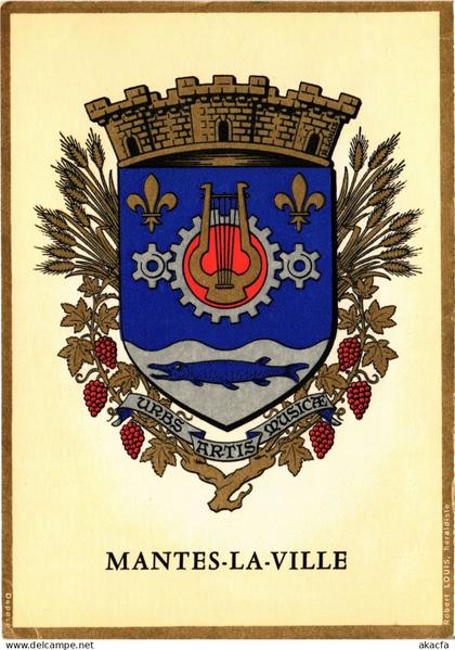 CPM Souvenir de Mantes-la-Ville FRANCE (1452567)