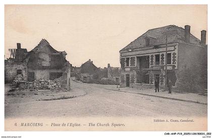 CAR-AHPP19-0968-59 - MARCOING - Place de l'eglise