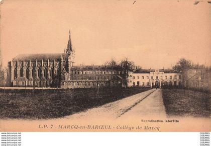 59 - MARCQ EN BAROEUL - S07485 - Collège de Marcq -