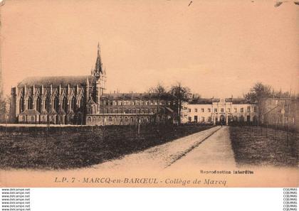 59 - MARCQ EN BAROEUL - S07485 - Collège de Marcq -
