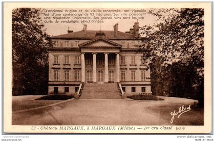 33 MARGAUX - le chateau margaux