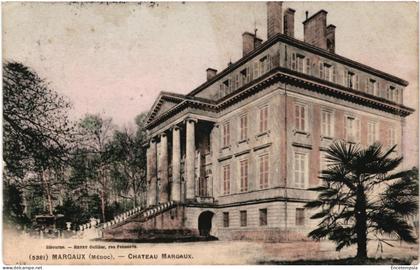 CPA   Carte Postale  France Margaux Château 1907 VM107913