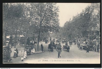 PARIS     LE BOULEVARD DE LA MADELEINE
