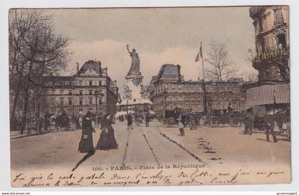 PARIS  PLACE DE LA REPUBLIQUE