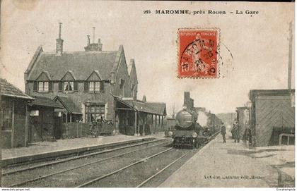 CPA Carte Postale France Maromme La Gare 1910   VM93154ok