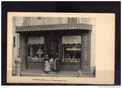 34 MARSEILLAN Charcuterie Gase, Devanture animée, Magasin, ed ?, 190?