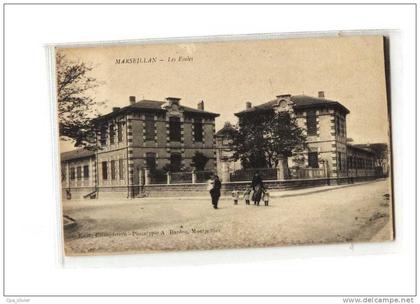 34 MARSEILLAN Ecole, Ecoles, animée, ed Campistron, 191?
