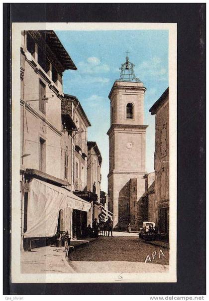 34 MARSEILLAN Eglise, Clocher, colorisée, ed APA 5, 194?
