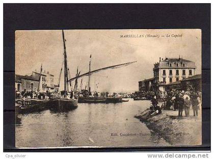 34 MARSEILLAN Fete Locale, Capelet, très animée, ed Campistron, 191?