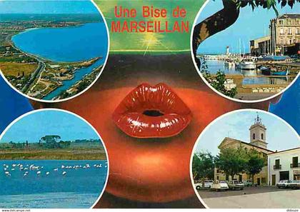 34 - Marseillan Plage - Multivues - Automobiles - CPM - Voir Scans Recto-Verso