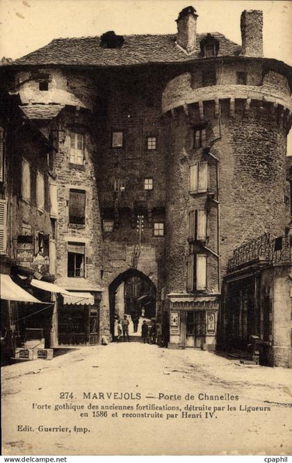 CPA Marvejols Porte De Chanelles