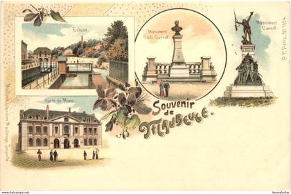 Souvenir de Maubeuge - Litho